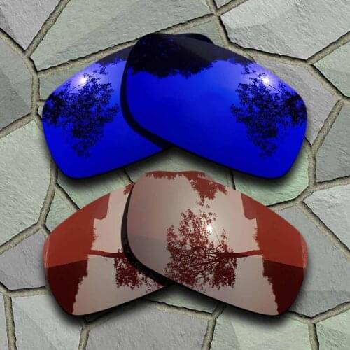 Violet Blue&Bronze Brown Sunglasses Polarized Replacement Lenses for Oakley Crankshaft