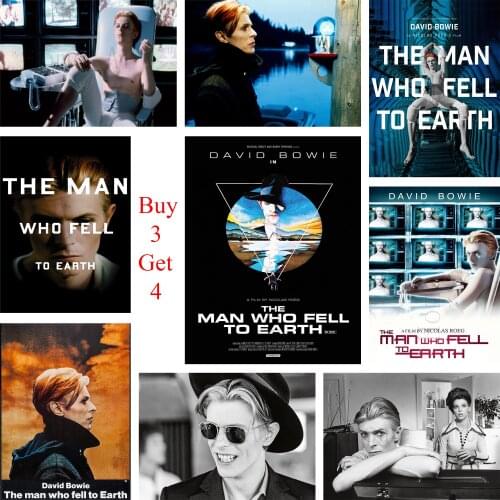 The Man Who Fell to Earth Poster Clear Image Wall Stickers Home Decoration High Quality Prints White Coated Paper