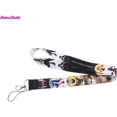 Ransitute R1358 High Quality Cartoon Key Chain Lanyard Gifts For Child Students Friends Phone USB Badge Holder Necklace
