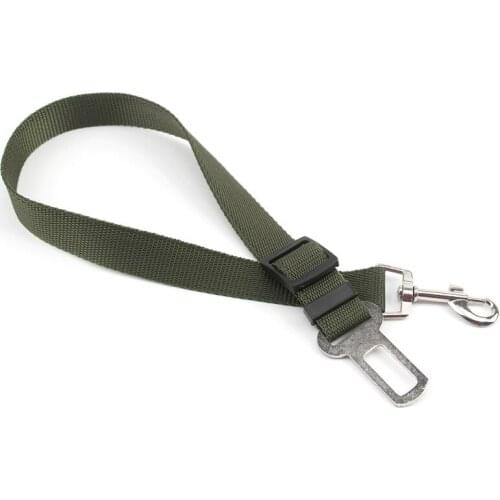 Pet dog cat car seat belt accessories pet supplies adjustable seat belt small traction belt medium travel clip French bulldog