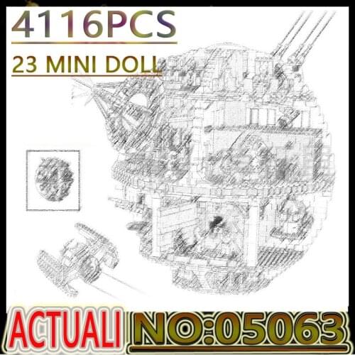 Hot Star Battle Building Blocks Lepinblock 05063 Model Toy Brick Kids King 81061 Death Star Figures Christmas Birthday DIY Gifts