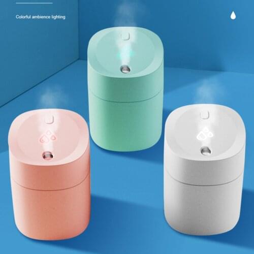 Air Humidifier Aroma Essential Oil Diffuser USB Atomizer Purify Mist Maker Colorful Lights Car Home Mini Ultrasonic Humidifier