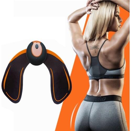 1pcs Charging Type EMS Electrical Muscle Stimulation Wearable Buttock Fitness Lifting Trainer Slimming Massager