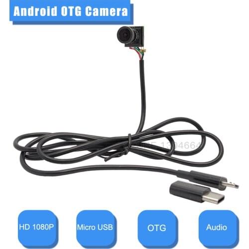 1080P OTG Camera Wide Angle 120 Degrees Mini Camera 2MP Android OTG External Camera Mircro Usb Module For Use Android Phone