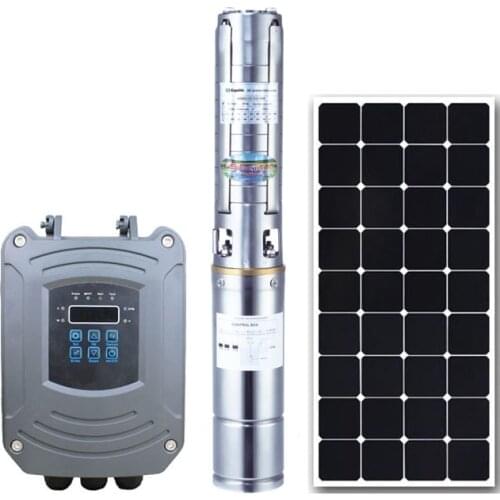 3 Inch 500W 48V Deep Well Solar Water Pumping System For Irrigation
