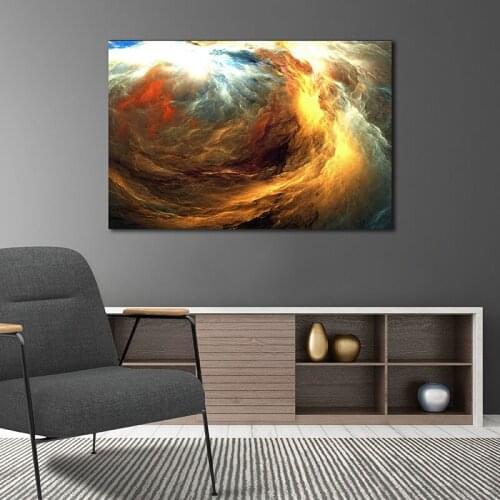 Multi-styles Abstract Clouds Decorative Picture Modern Wall Art Poster Colorful Canvas Painting Bathroom Living Room Home Decor