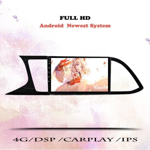 6+128G Android 10 For Seat Leon 3 2012 2013 2014 2015-2020 Car Radio Multimedia Video Player Navigation GPS 2 din DVD Head Unit