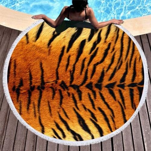 Free shipping Gift Cool Animal Skin Fur Cheetah Leopard Tiger Sika Deer Print Swim Spa Bath Beach Towel Blanket Throw