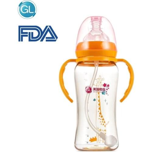 GL Baby Feeding Bottle 300ml Infant Milk Bottle For Babies PP Nursing Care Safe Mamadeiras Fruit Juice Drinkware Garrafa
