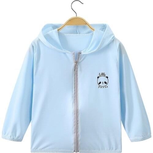 Childrens Sun Protection Clothing And Ultraviolet Protection Baby New Summer Coat Thin Breathable And Sun-protective Clothing