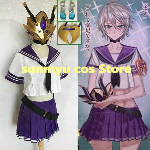 FGO Fate Grand Order Lang Lin Wang uniform Cosplay Costume,Custom Size Halloween Wholesale