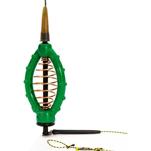 Carp Fishing Bait Cage Line Group Feeder Sinker String Hook Lure Basket Long Line Nest Spring Anti Tangle Rig Systems Tackle