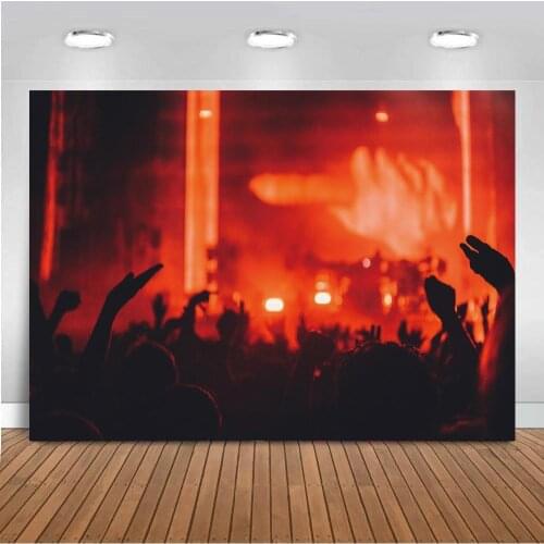 Young Girl Club Bar Dance Party Cheers Backdrops Decor Abstract Bokeh Women Portrait Photography Backdrops