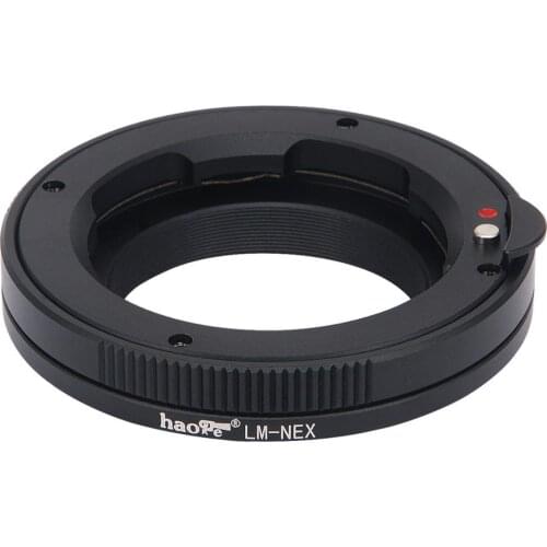 Haoge LM-NEX-X Macro Focus Lens Mount Adapter for Leica M LM Lens to Sony E-mount NEX Camera