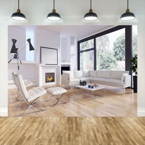 Interior Living Room Photography Backgrounds for Photo Studio Vinyl Portrait Backdrops for Kids Baby Video Photobooth Photocall