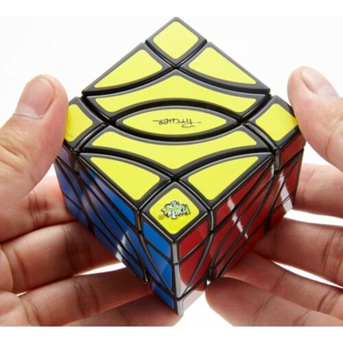 LanLan Cube Pisces Cube Pitcher 4-Corner Cube MagicFour Corner Cube Double Fish Professional Puzzle Antistress Educational Toys