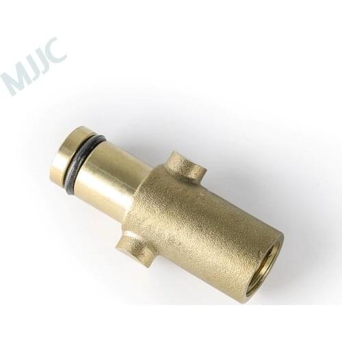 MJJC Brand Foam Lance Brass Connector for Nilfisk Rounded Adapter also for gerni and stihle
