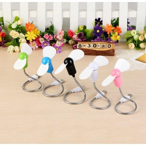 USB Mini Fan Notebook Desktop Cooling Fan Cooler Plastic Easy to carry Air Conditioning Appliances For Computer and power Bank