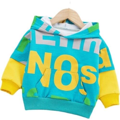 Fashion Spring Autumn Children Cotton Clothes Kids Boys Girls Hooded Jacket Infant Sport Clothing Toddler Casual Sportswear