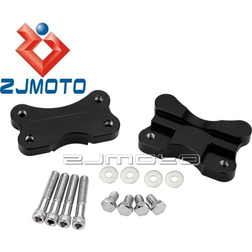 Motorcycle Fender to Fork Adapter For Harley Softail FLST w/ 21" Wheel 1986-2014 Adapters Lift Stock Front Fender Relocator Kit