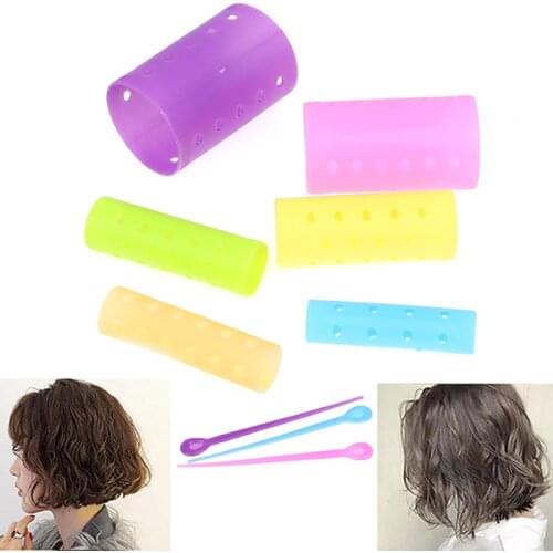Small Size Hair Rollers Set Curlers Curling Rod With Hole And Pins Hairdressing Set