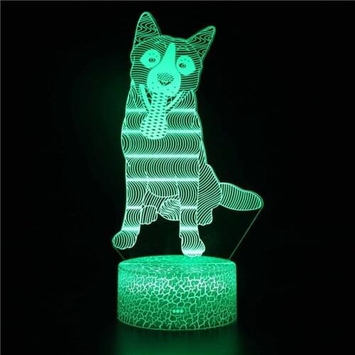 Led Night Light for Child Bedroom Light Brithday Gift Room Desk Lamp 12 Zodiac 3d Lamp Color Changing Atmosphere for Home Decor