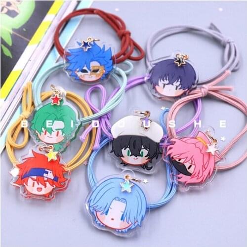 New Anime SK8 the Infinity SK EIGHT REKI LANGA MIYA Cosplay Acrylic Cute Head Rope Headwear Game Hair Accessories Hair Ring Gift