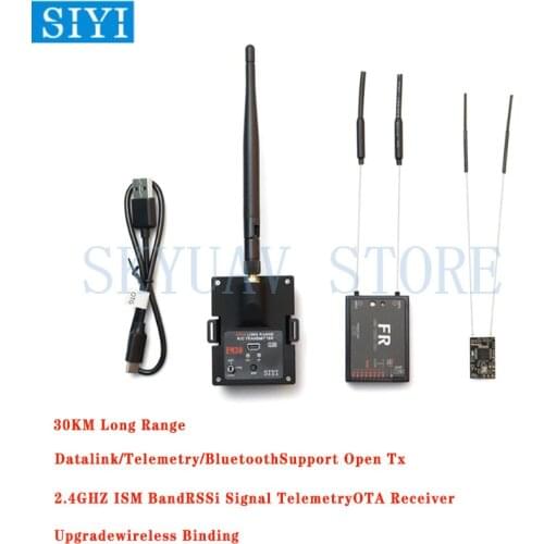 NEW SIYI FM30 Radio Module with Datalink Telemetry Bluetooth Receiver OpenTX Racing Drones 2.4G 30KM FM30 Transmitter