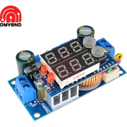 5A MPPT Solar Panel CC/CV DC-DC Step Down Charging Controller Module Dual Digital Display LED Regulator Control Board