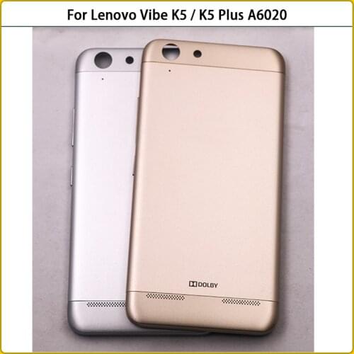 For Lenovo Vibe K5 Plastic Battery Back Cover Door For Lenovo K5 Plus A6020 Housing Case Replacement Parts
