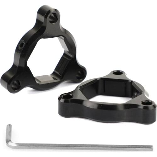 Areyourshop Fork Pre Adjusters Black 19MM Fit for Kawasaki Z1000 2007-2012 Ninja ZX6R 2007-2008 Motorcycle Accessoreis Parts