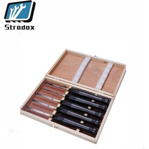 Handheld woodworking turning tool high speed steel turning tool Carving knife flat chisel semicircular lathe turning tool