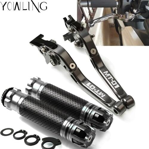 Motorcycle Brake Clutch Levers Handlebar grip Handle Bar Hand Grips For YAMAHA MT01 MT 01 MT-01 2004 2005 2006 2007 2008 2009