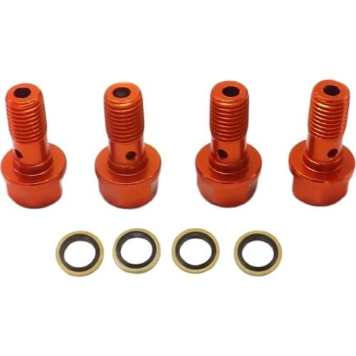 Universal M10 Banjo screws for Motorcycle Brake tubing and brake caliper Colorful Motorcycle Oil Nozzle screws Oil screws