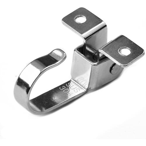 Heavy Duty Overhead Hook 304 Stainless Steel Cabinet Floor Lantern Fan Ceiling 360 Degree Top Hook Swing Suspension Hanger Porch