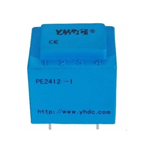YHDC PE2412-I Power 0.5VA Input 110V Output 2*9V Encapsulated Transformer PCB Welding Transformer