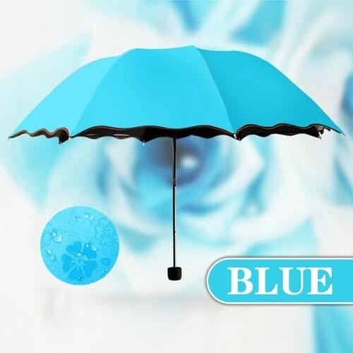 Blossom Umbrella Anti-UV Waterproof Portable Travel Umbrella Fashion Folding Umbrella Rain Women Gift Men Mini Pocket Parasol