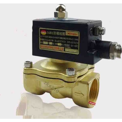 1 1/2 inch 2W series ex-proof air ,water,oil,gas solenoid valve brass electromagnetic valve