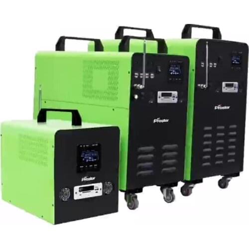 1000W Lithium ion Battery 1KW 24V High Frequency Portable Solar Generator with MPPT Solar Charger