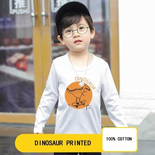 Boys Clothes Childrens Clothing Sets 2021 Autumn New Long Sleeve Active Suits Dinosaur Print Cotton Baby Clothes 2pcs Boy Set