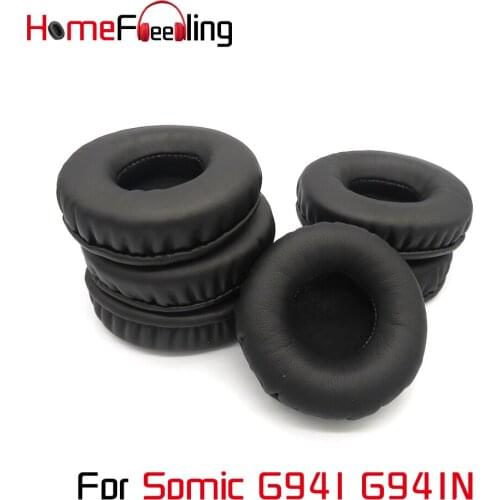 Homefeeling Ear Pads For Somic G941 G941N Earpads Round Universal Leahter Repalcement Parts Ear Cushions
