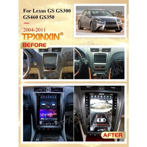 Android Tesla For Lexus GS GS300 GS350 GS450 GS460 2004 2005 2006 2007 2008 2009 2010 2011 2012 GPS Radio Audio Stereo Head Unit