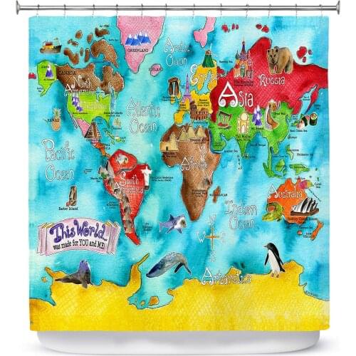 Designs Shower Curtains by Marley This World Was Made For You and Me