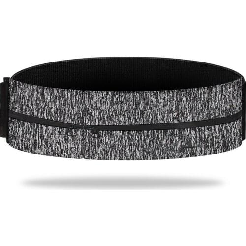 Elastic Waistband Sport Bag Double Zipper Pocket Waist Bag Running Gym Yoga Waist Belt Pack Mobile Phone Wasit Wallet