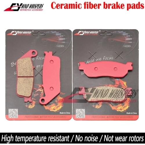 Motorcycle Ceramic Front Rear Brake Pads For Yamaha XP 150 VP 250 X-City 07-16 XP 250 R X-Max XP 400 RA X-MAX IRON MAX YP 400
