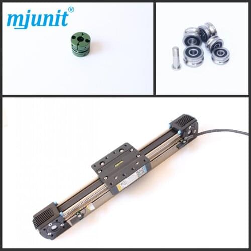 MJ30 and MJ45 with 800mm total length flange linear bearing linear rail /Belt drive linear actuator and linear motion