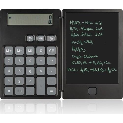 Multifunction Creative LCD Writing Tablet with Calculator Digital Drawing Electronic Handwriting Pad Office stationery Kids Gift