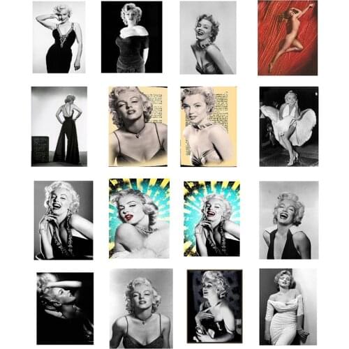 DIY Painting By Numbers Beautiful Lady Monroe HandPainted Oil Painting animal Drawing On Canvas Unique Gift Home Decoration