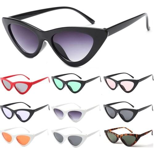 Retro Riding Glasses Fashion Eye Sunglasses Ladies Eye Sunglasses UV400 Cat Eye Sunglasses Plastic Frame Classic Riding Glasses