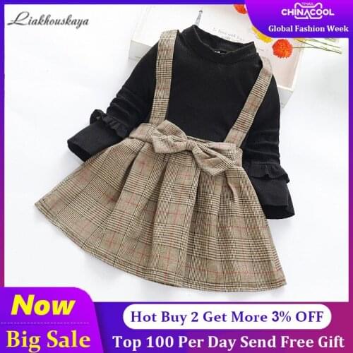 2019 Autumn Baby Girls Clothes Plaid Skirt Fashion Elastic Waist Children Shorts Clothing Kids Skirts Girls Christmas Dresses